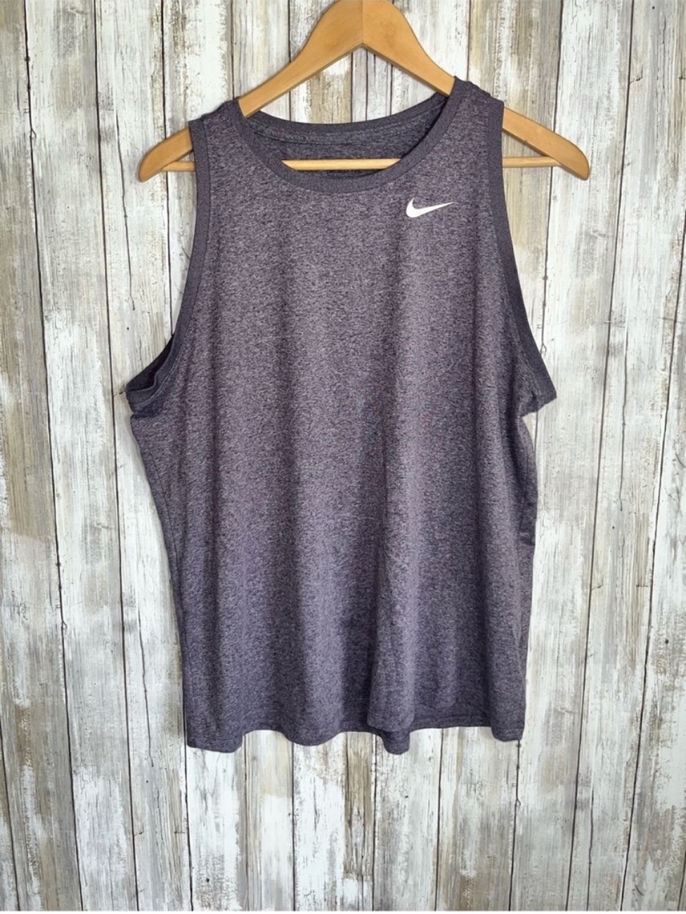 Nike Dri Fit Tank Top Purple Sleeveless Athletic Shirt Women’s XL